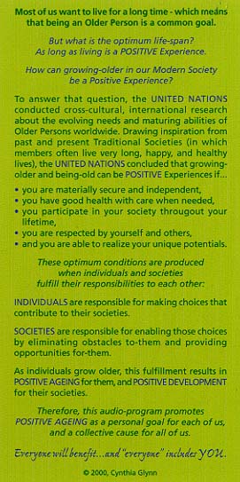 Positive Ageing for Everyone